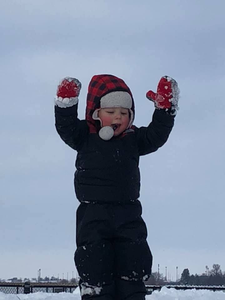 Time to play in the snow!